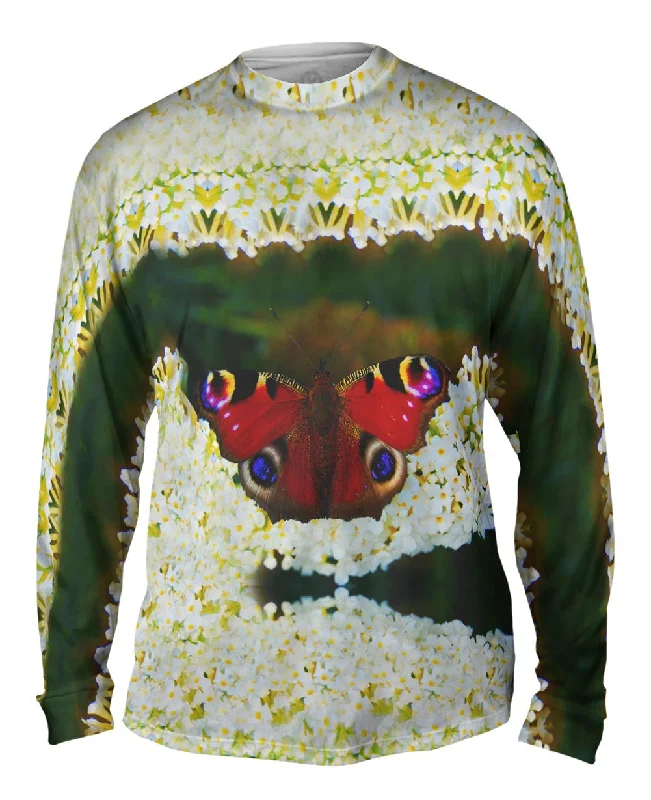 Fashionable Long Sleeve-Reddish Butterfly