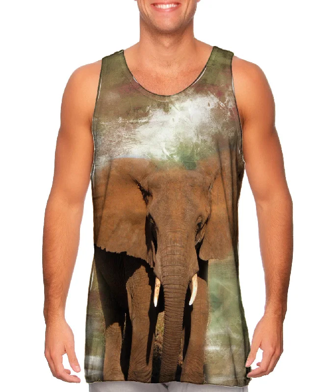 Versatile Sleeveless Tank-Elephant 001