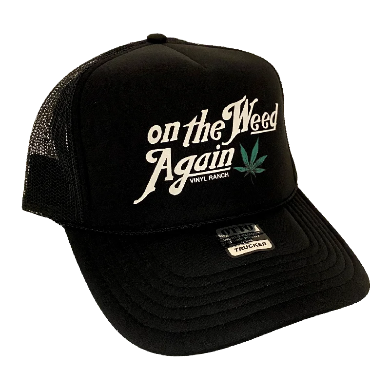 Outdoor Hat-On The Weed Again Trucker Cap