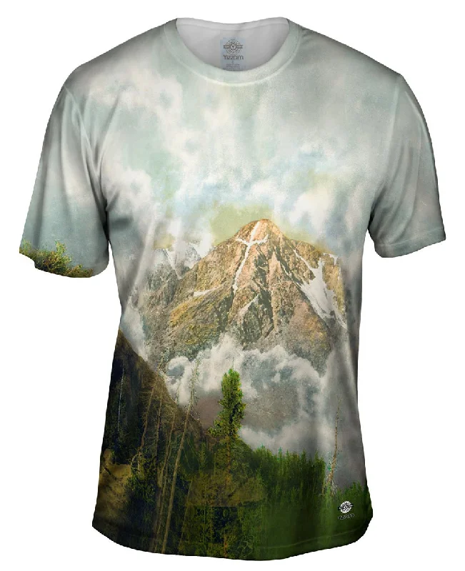 Casual Graphic T-Shirt-Mount Of The Holy Cross