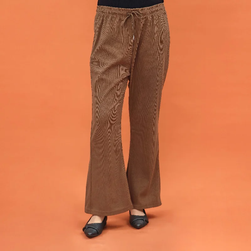 Everyday Jogger Pants-Brown Western Pant PL4026