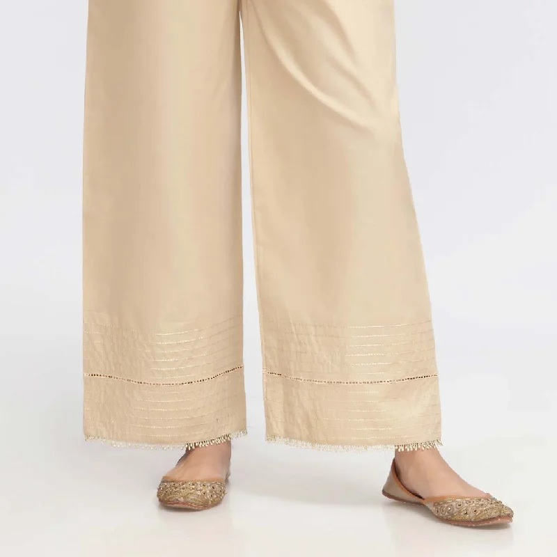 Tailored Pants-Beige Cambric Trouser PS4516