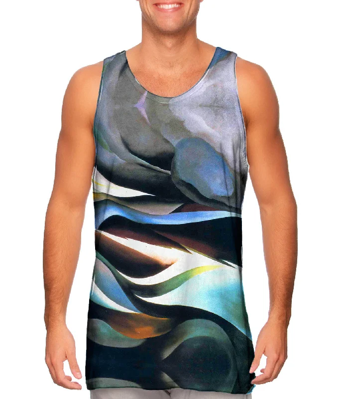 Stylish Sleeveless Vest-Georgia O_#_keeffe - "From the Lake" (1924)