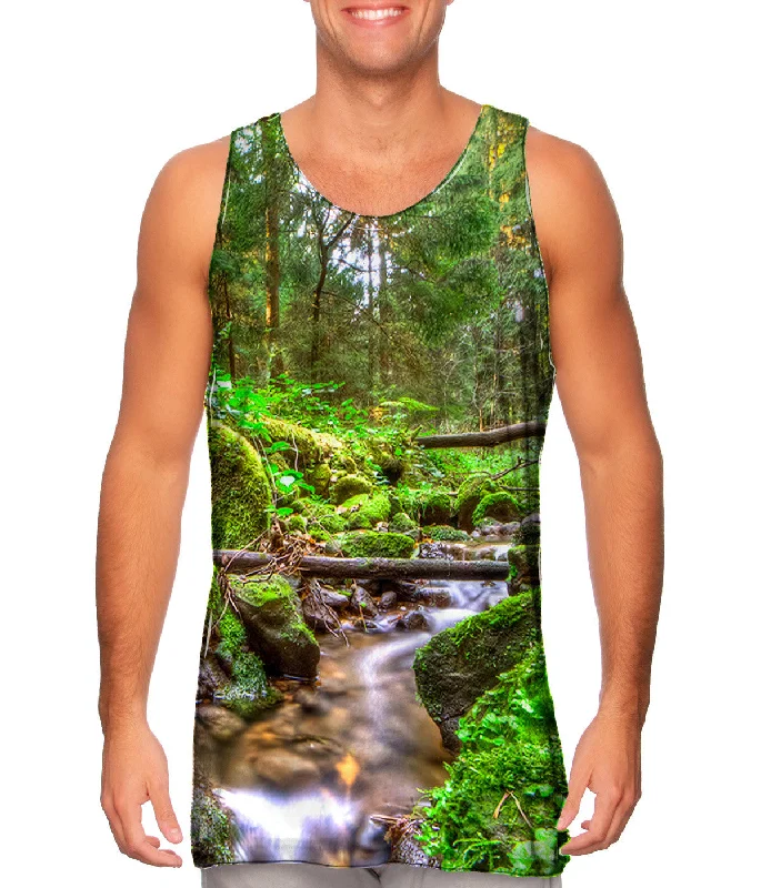 Casual Summer Vest-Fall Forest