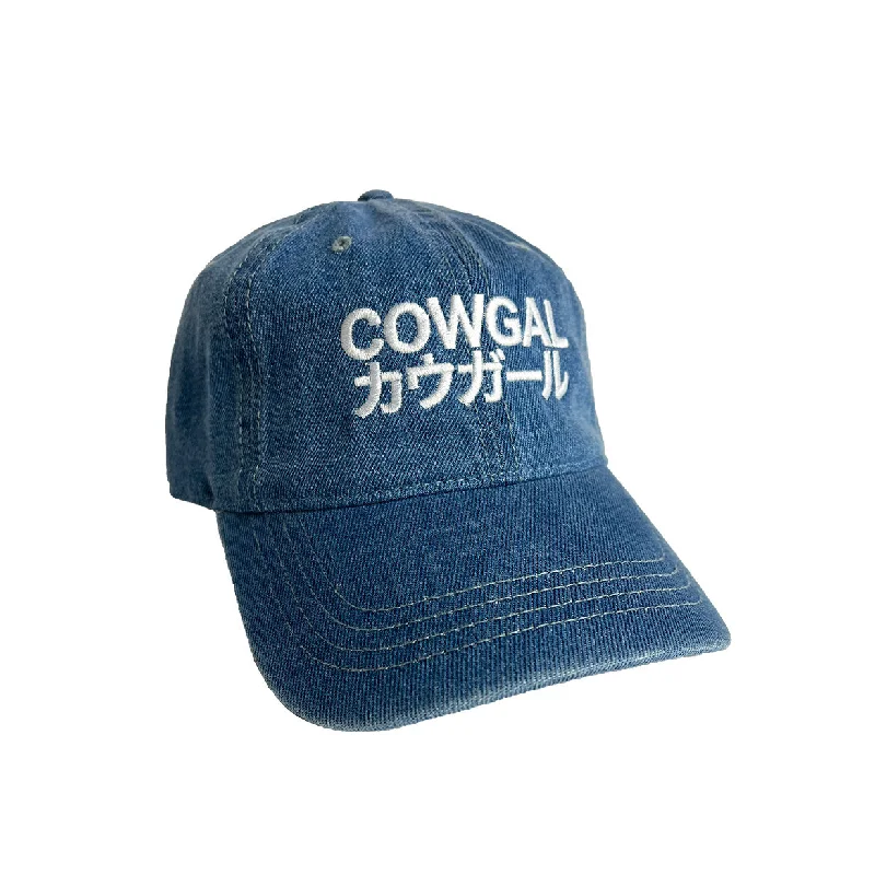 Breathable Sun Hat-Cowgal Hat Japan Dark Denim Dad Cap