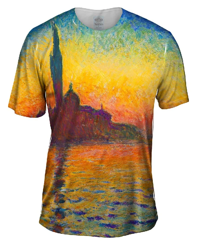 Loose Fit T-Shirt-Claude Monet - "Venice Twilight"