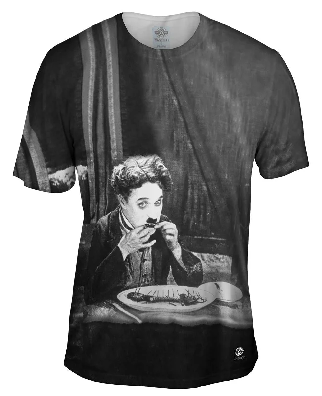 Classic T-Shirt-Charlie Chaplin The Gold Rush Boot