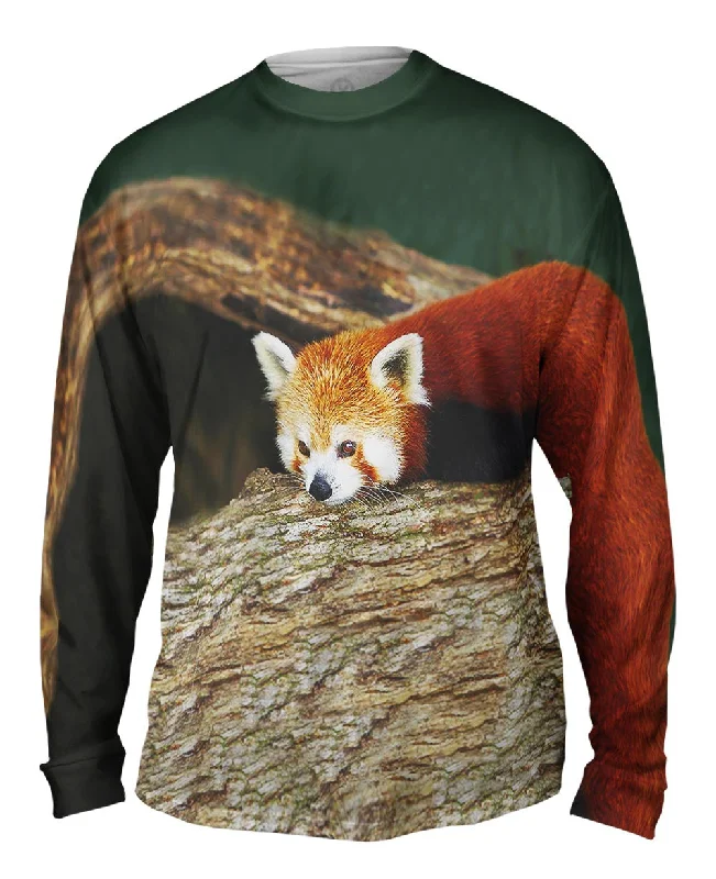 Lightweight Long Sleeve Top-Red Panda Wonder