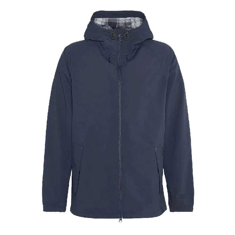 Slim Fit Jacket-Barbour Kirkhill Showerproof Jacket Navy