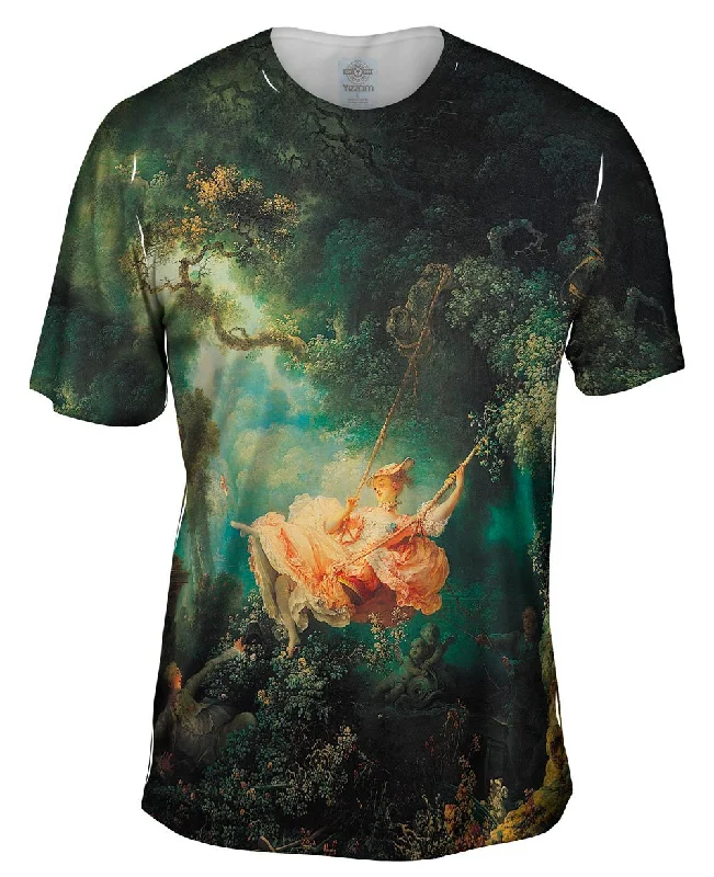 All-Over Print T-Shirt-Jean-Honore Fragonard - "The Swing"