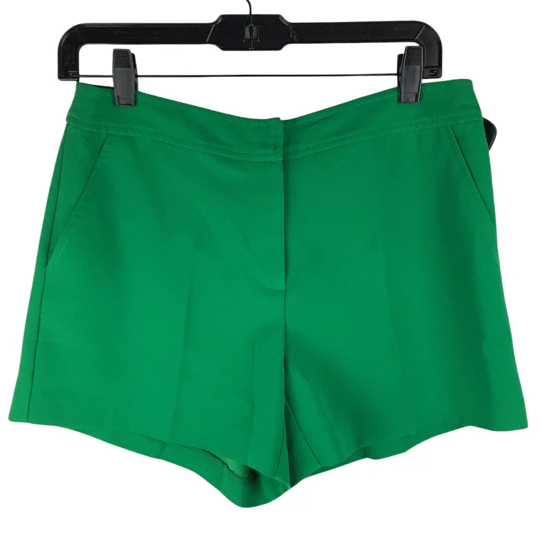 Sporty Athletic Shorts-Shorts Designer By Trina Turk In Green, Size: 4