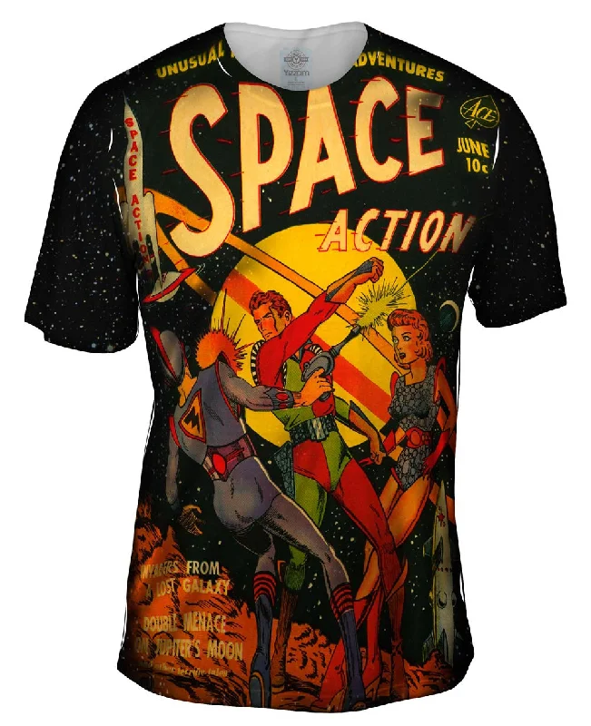 Urban T-Shirt-Lost Galaxy Comic Retro