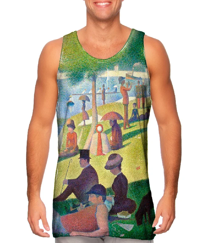 Athletic Sleeveless Shirt-Georges Seurat - "Sunday Afternoon on the Island of La Granda Jatte" (1884-1886)