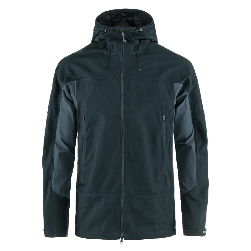 Long Coat Jacket-Fjallraven Abisko Lite Trekking Jacket Dark Navy-Mountain Blue