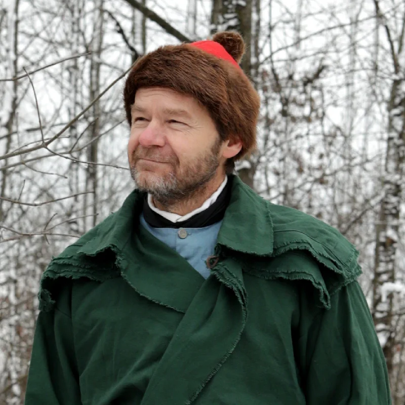 Casual Beanie Hat-Genuine Beaver Canadian Cap