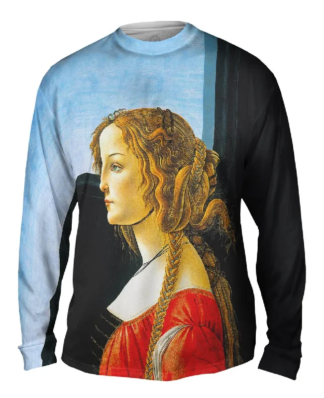 Minimalist Long Sleeve-Sandro Botticelli - "Portrait of Simonetta Vespucci" (1476)