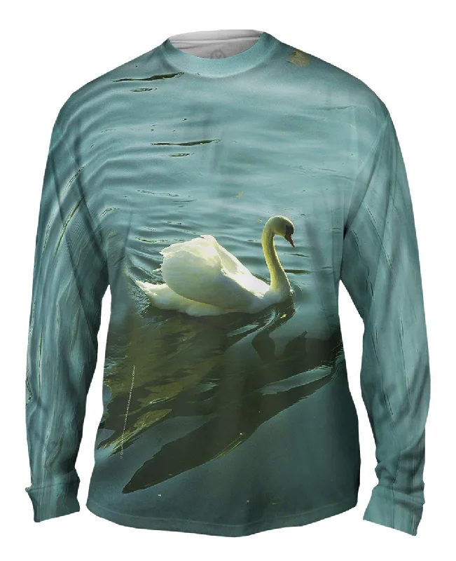 Soft Ribbed Long Sleeve-Pretty Swan Dash