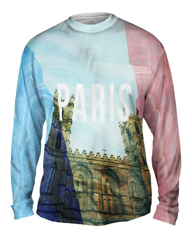 Eco-Friendly Long Sleeve-Paris Pride Notre Dame Sunrise