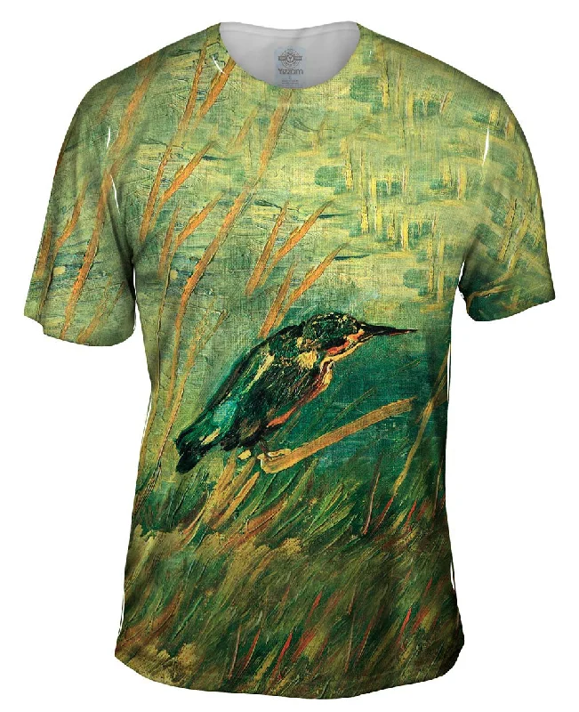 Retro Graphic T-Shirt-Van Gogh -"Kingfisher" (1886)