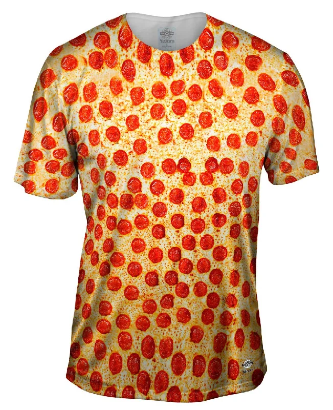 Soft Stretch T-Shirt-Pepperoni Pizza