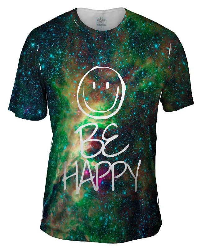 All-Over Print T-Shirt-Out Of This World Be Happy Space Galaxy