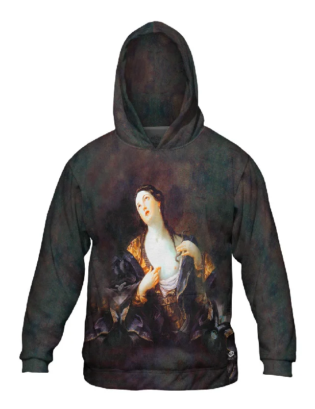 Trendy Zip-Up Hoodie-Guido Reni - "The Death Of Cleopatra"