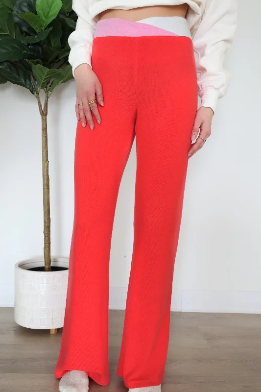 Sporty Cargo Pants-Cross Over Flare Pant (FINAL SALE)