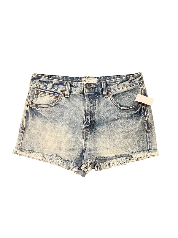 Casual Fit Shorts-Shorts By Free People In Blue Denim, Size: 4