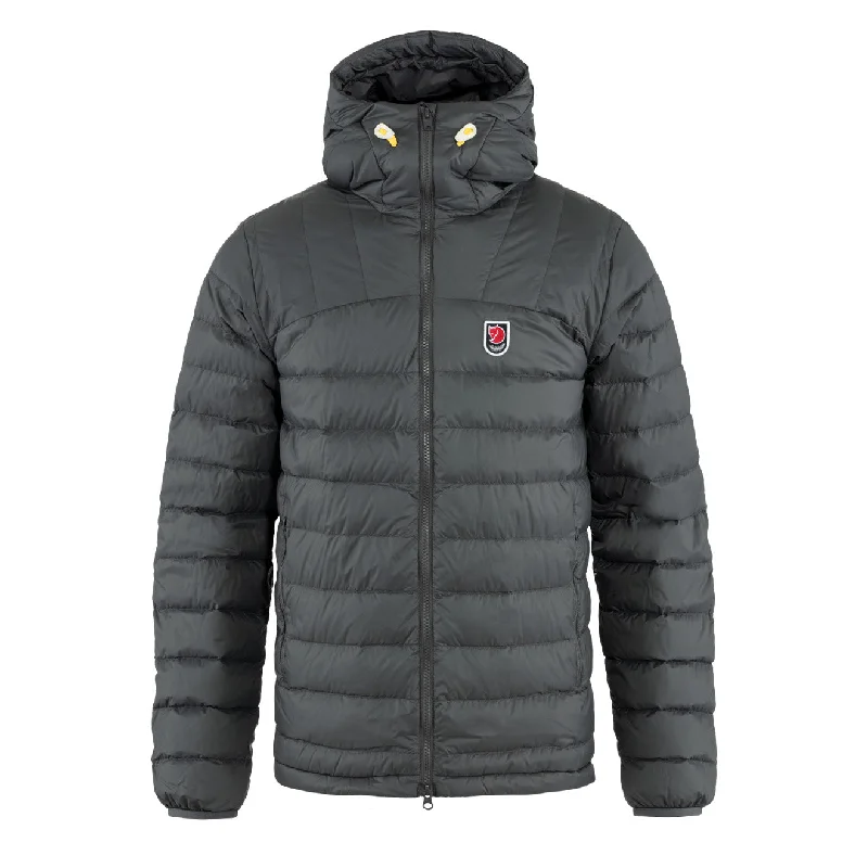 Cozy Jacket-Fjallraven Expedition Pack Down Hoodie Basalt