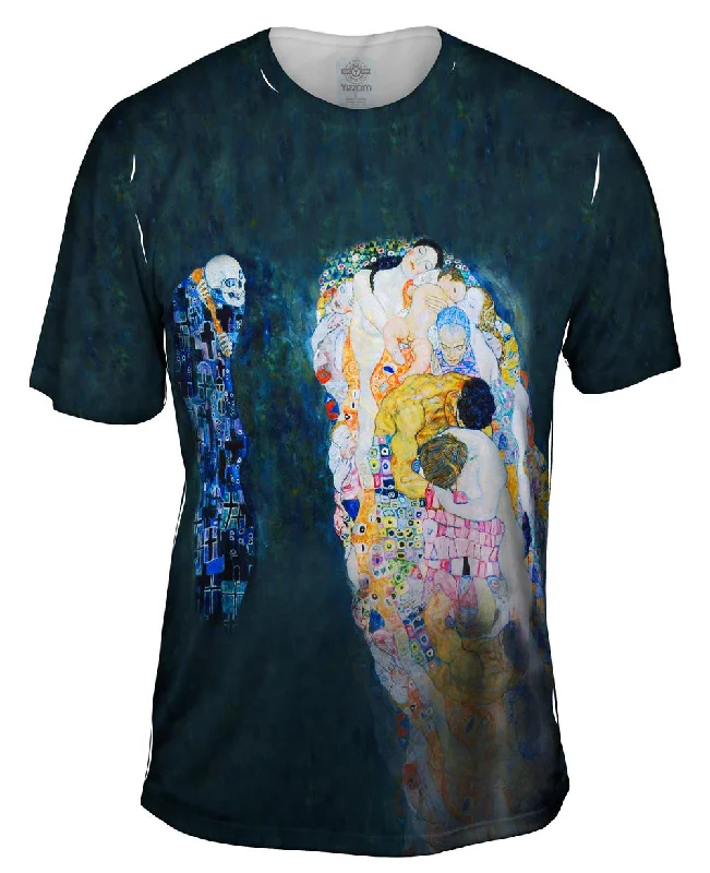 Eco-Friendly Graphic T-Shirt-Gustav Klimt - "Death and Life" (1916)