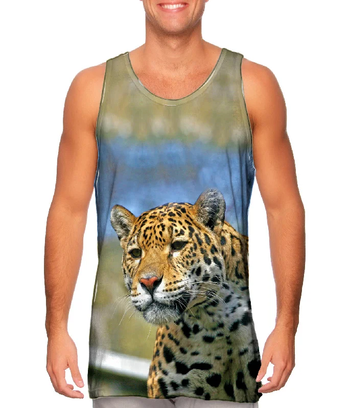 Casual Tank Top-Fearless Jaguar