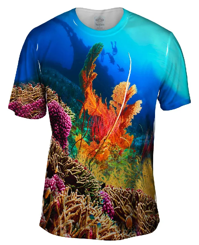 Slim Fit T-Shirt-Coral Reef 001