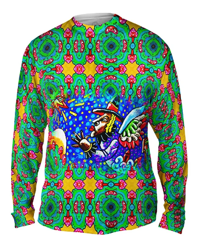 High-Performance Long Sleeve-Star Fairy Orange Mushrooms