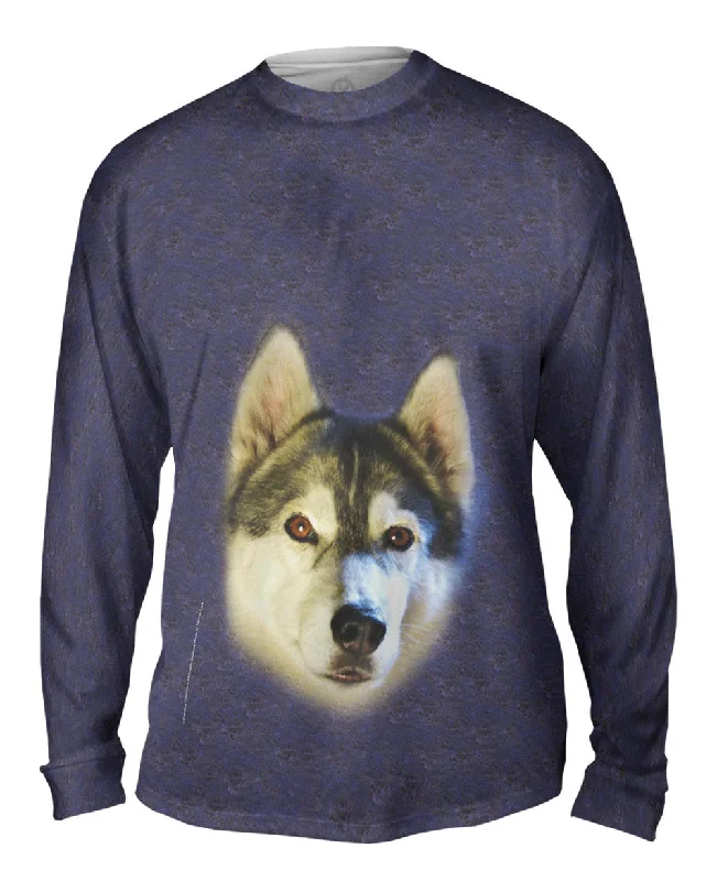 Button-Up Long Sleeve-Portrait Husky