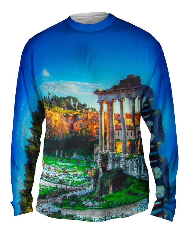 Long Sleeve Shirt-Roman Forum And Palatine Hill