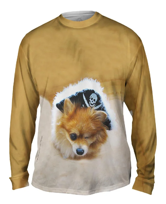 Sporty Long Sleeve Top-Pomeranian Pirate