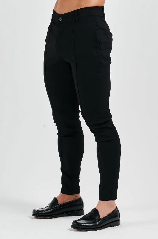 Casual Fit Pants-SURGE TROUSER - BLACK