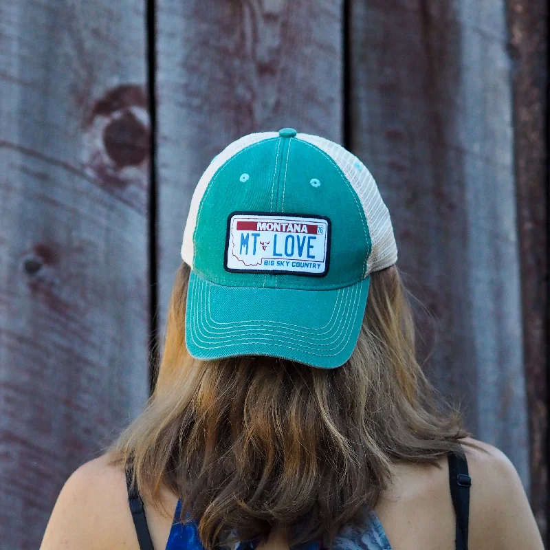 Comfortable Hat-License Plate Love Hat