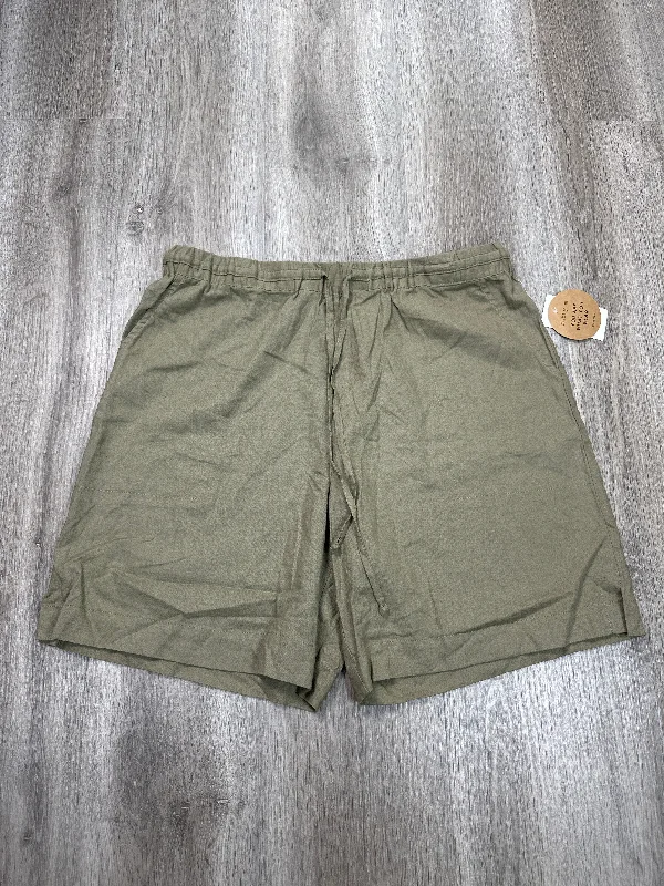 Comfortable Fit Shorts-Shorts By Matty M In Green, Size: L