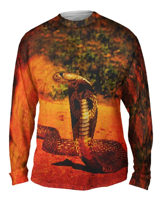 Winter-Ready Long Sleeve-Orange Cobra