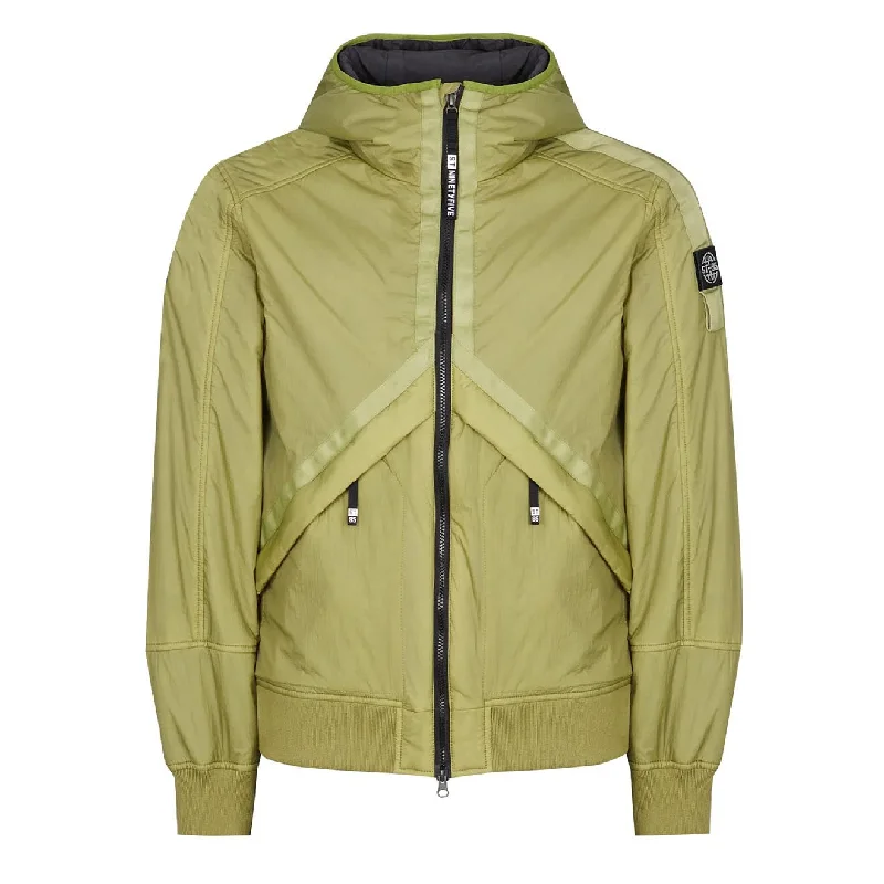 Minimalist Jacket-ST95 Helio Hooded Padded Blouson Light Green