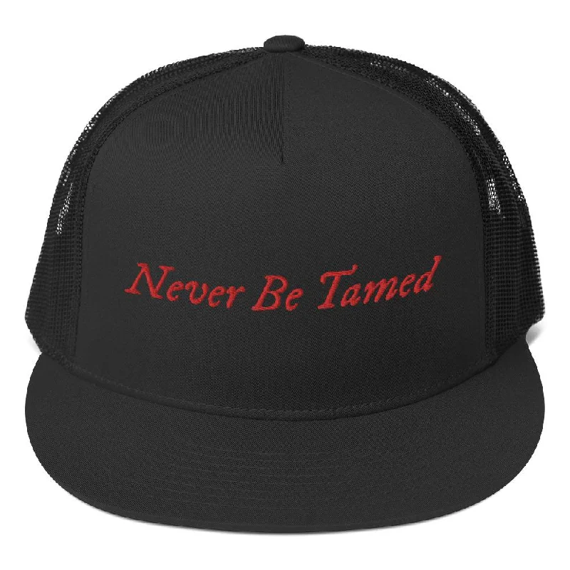 Outdoor Adventure Hat-"Never Be Tamed" Trucker Cap