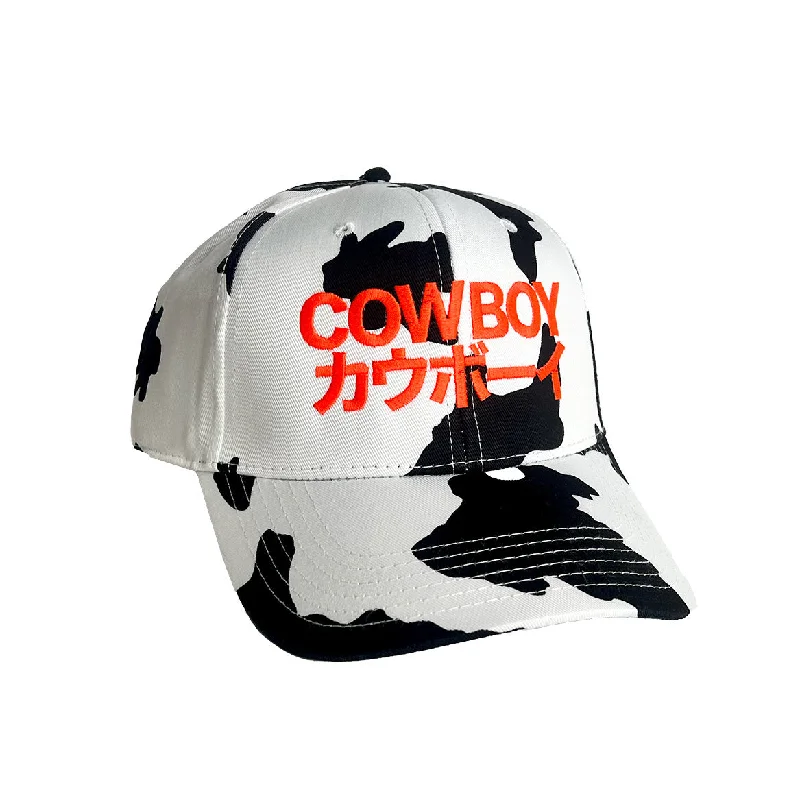 Trendy Outdoor Hat-Cowboy Hat Japan Cow Snapback Cap