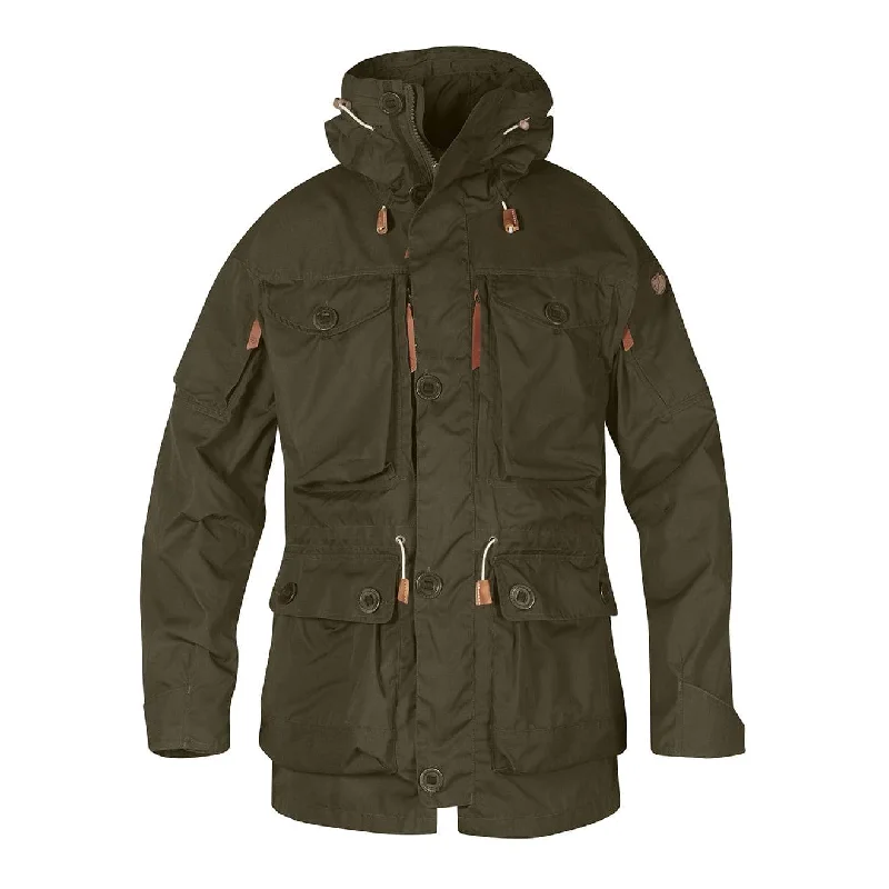 Waterproof Jacket-Fjallraven Smock No 1 Dark Olive