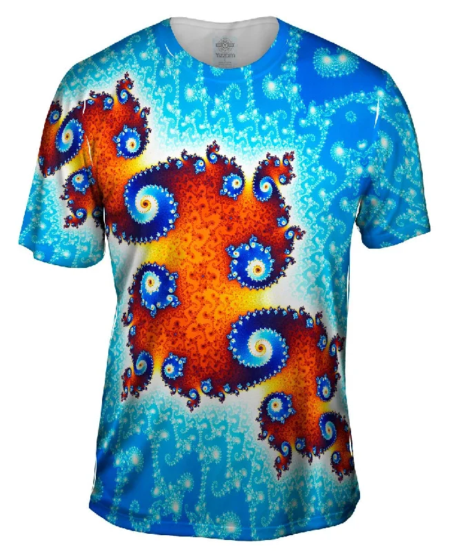 Trendy T-Shirt-Mandel Bright Julia Island Fractal