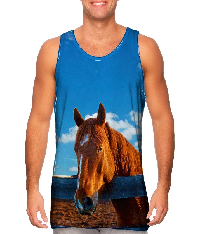 Cotton Tank Top-Fearless Stable Horse