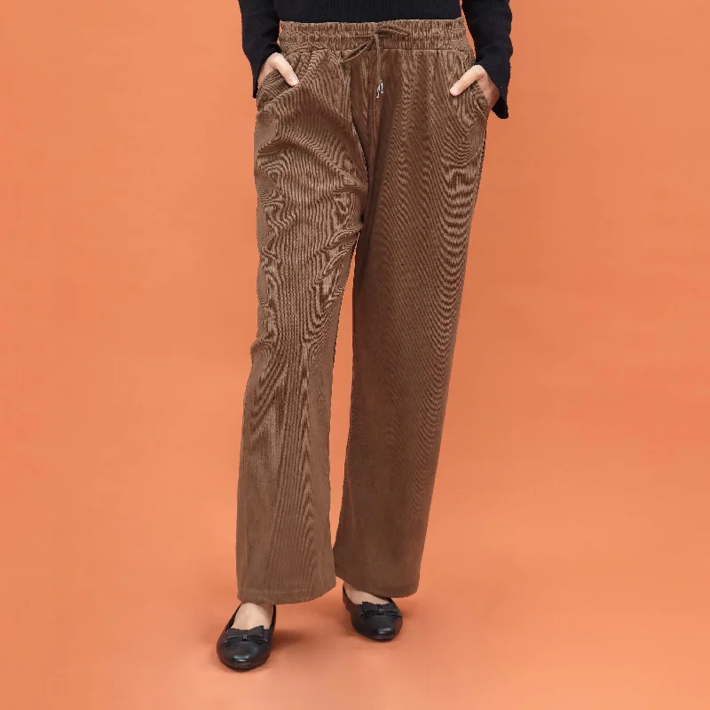 Lightweight Pants-Brown Western Pant PL4006