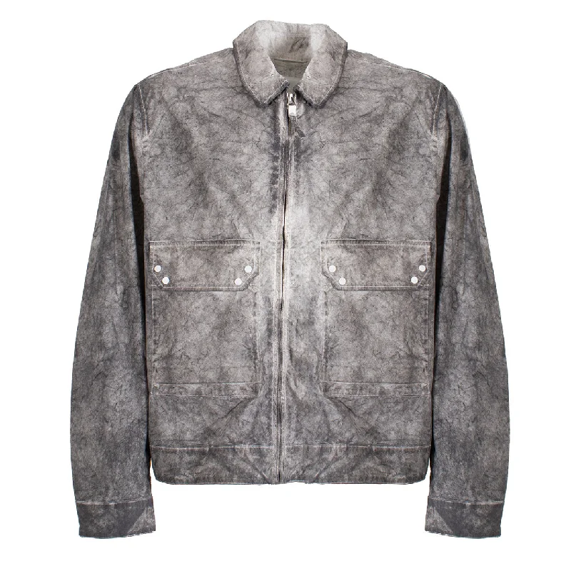 Adjustable Jacket-Ten C Mid Layer Grey Pearl