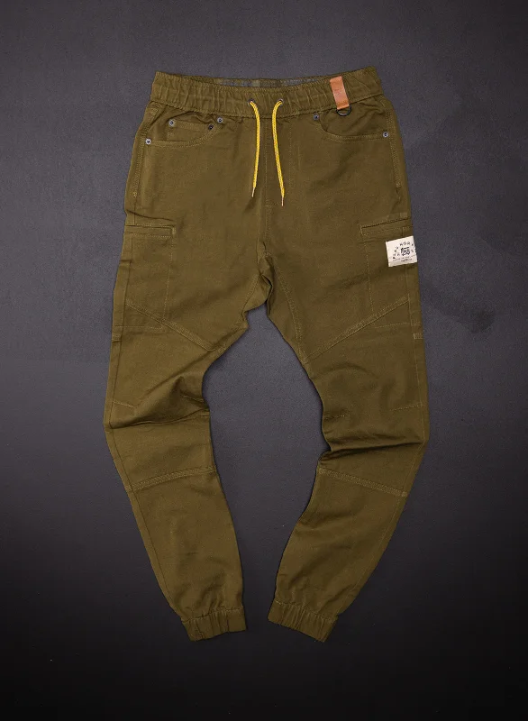 Warm Winter Pants-FOREVER JOGGERS - OLIVE