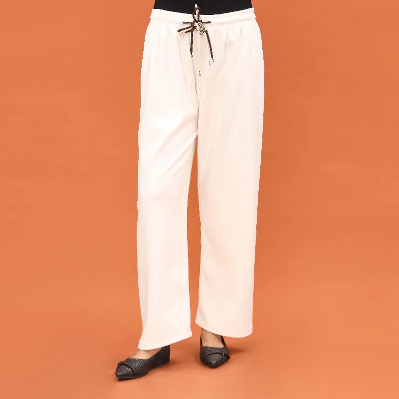 Stretch Fit Chino Pants-White Western Pant PL4030